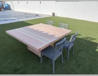 Fabrication de table en bois douglas sur mesure - photo 0