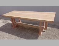 Table en bois douglas fabrication sur mesure - photo 2