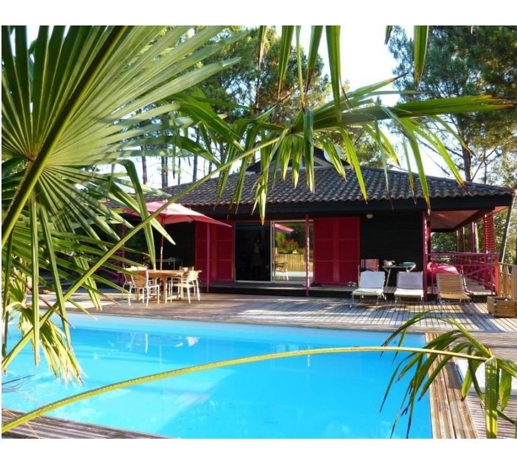  Lacanau, villa 8 personnes piscine privée