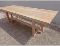 Table en bois douglas fabrication sur mesure - photo 0