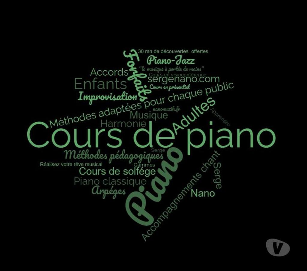  Cours de piano pour tous publics